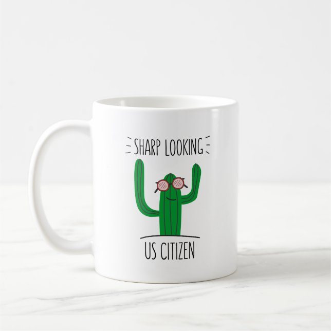 New US CitizenCitizenship American Coffee Mug (Left)