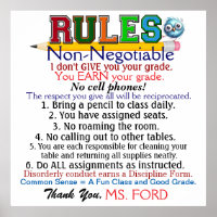 New Version School Teacher's Poster