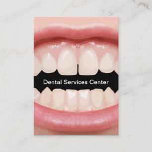 New Vertical Dental Business Cards