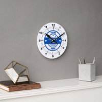 NEW! Wall Clock, 8" Round Acrylic