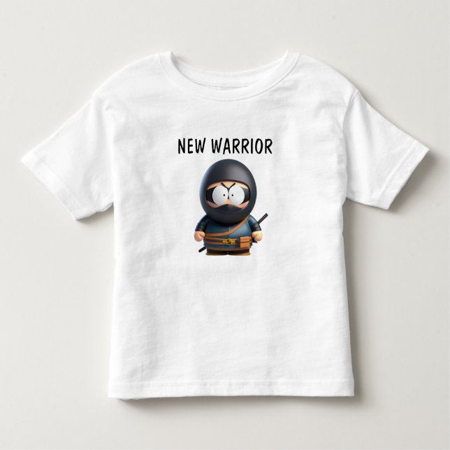 New Warrior Funny Ninjago Toddler T-Shirt (Front)