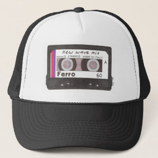 New Wave Cassette Tape Trucker Hat