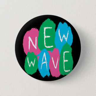 New Wave Graffiti 6 Cm Round Badge