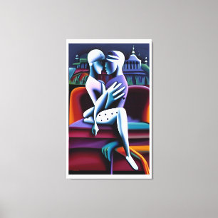 New Wave, New Passion Canvas Print