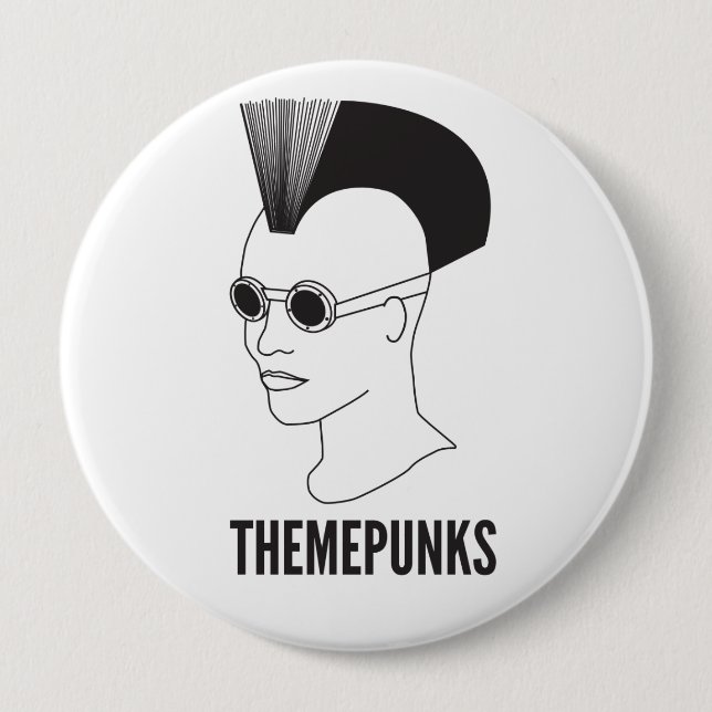 New Wave Punk Button (Front)
