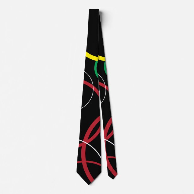 New Wave Rock Colour Neck Tie (Front)