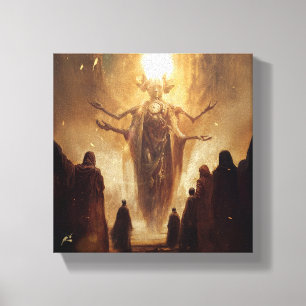 New World Canvas Print