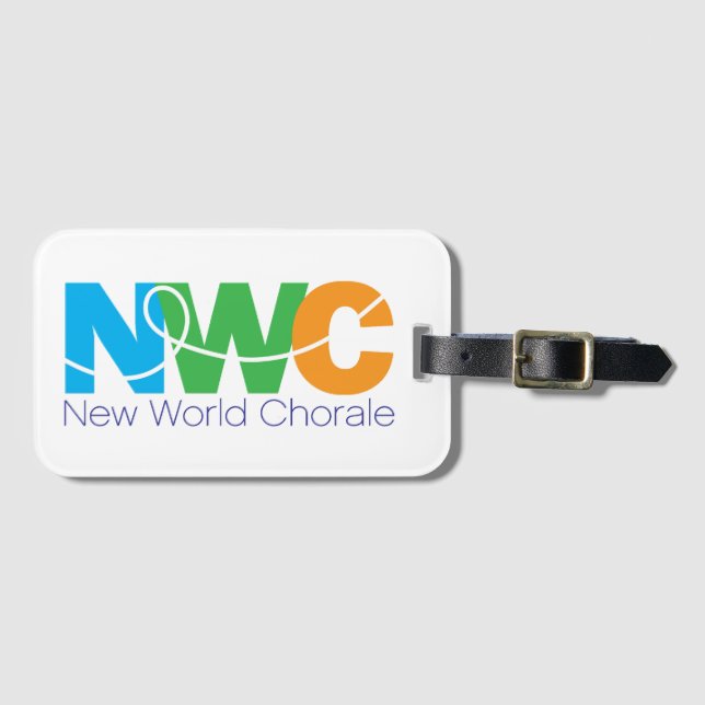 New World Chorale Luggage Tag (Front Horizontal)