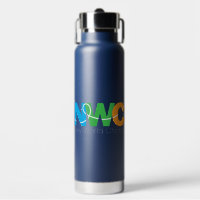 New World Chorale Water Bottle With Straw (Navy)