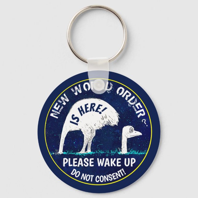New World Order Key Ring (Front)