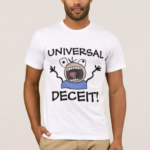 NEW WORLD ORDER UNIVERSAL DECEIT! T-SHIRTS