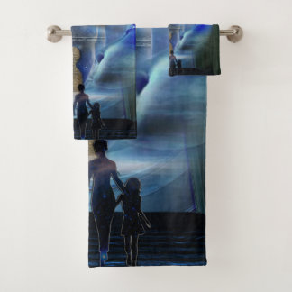 New world visions bath towel set