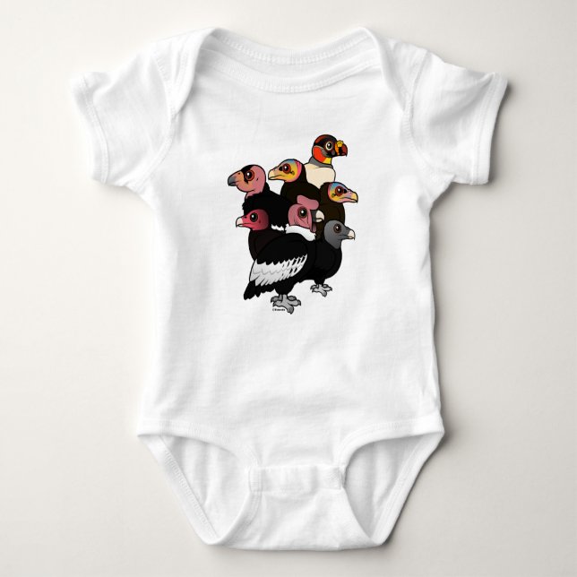 New World Vultures Baby Bodysuit (Front)