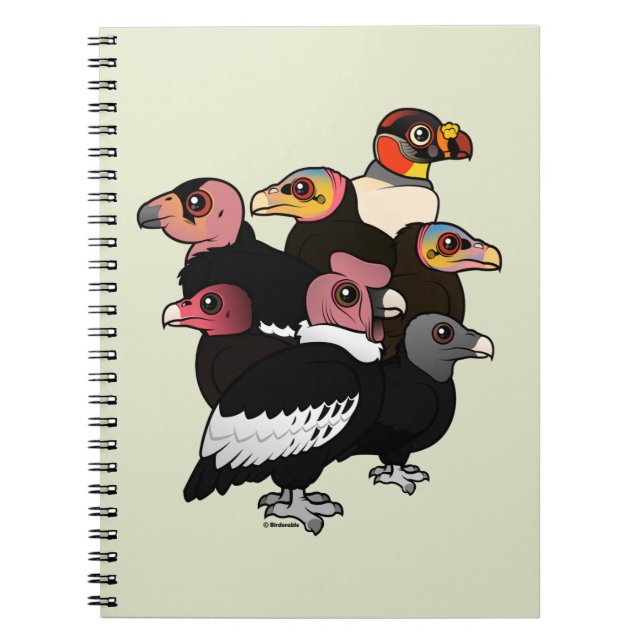 New World Vultures Spiral Notebook (Front)