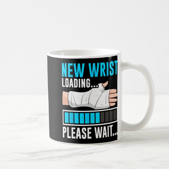 New Wrist Loading... Please Wait... Broken Arm Cas Coffee Mug (Right)