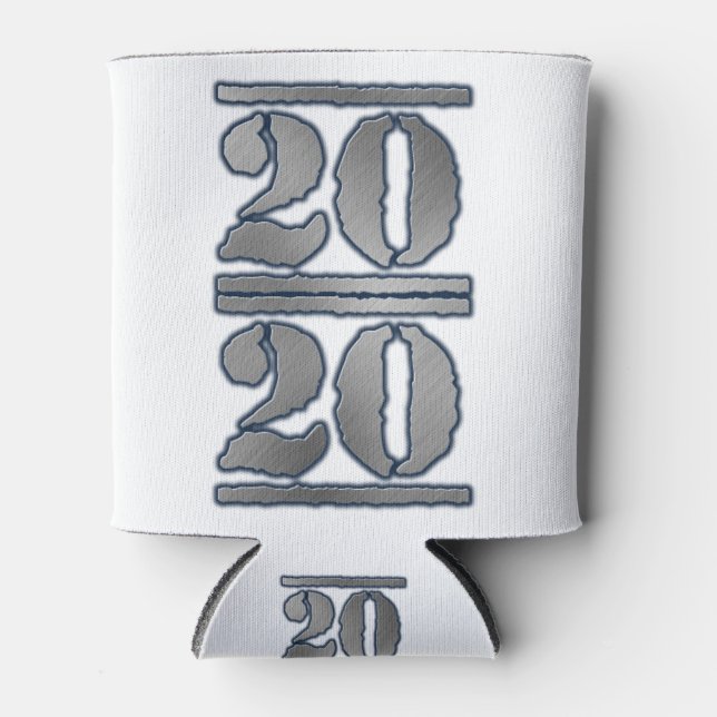 new year 2020 can cooler (Front)