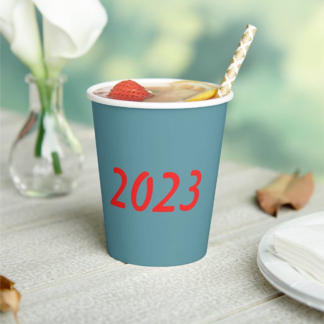 NEW YEAR 2023 PAPER CUP FOR PARTY CELEBRATION  (Insitu)