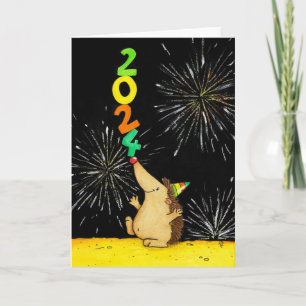 New Year 2024 Greeting Card