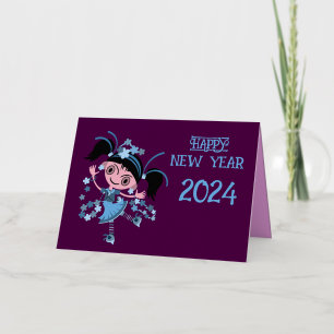 NEW YEAR 2024 GREETING FOIL HOLIDAY CARD