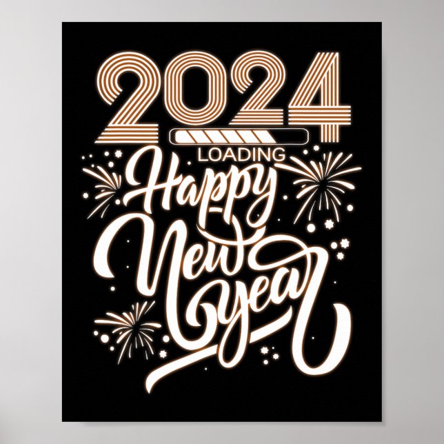 New Year 2024 Loading  Poster (Front)