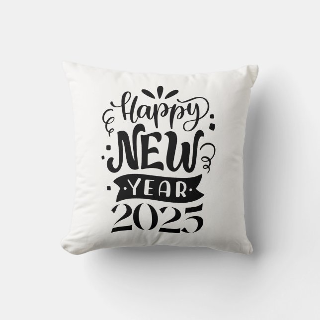 new year 2025 cushion (Front)