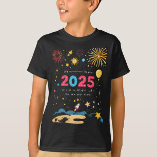 New Year 2025 Kids T-Shirt