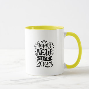 new year 2025 mug