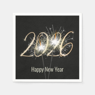 New Year 2025 Party Sparklers Napkins