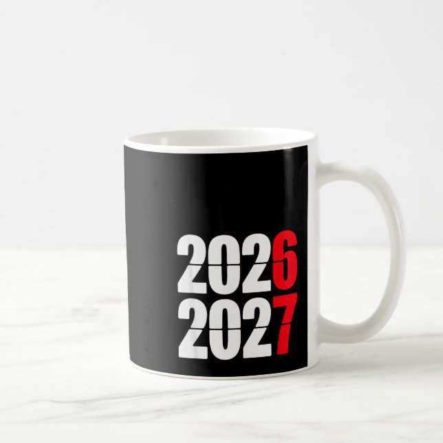 New Year 2026 67 Meme Six Seven Gen Alpha Slang  Coffee Mug (Right)