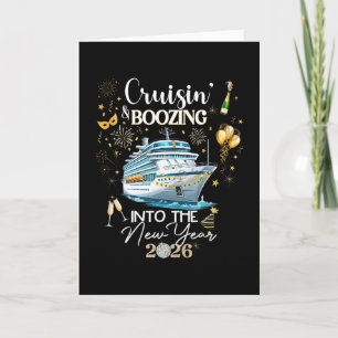New Year 2026 Boozin' Cruisin' Outfit 1  Card