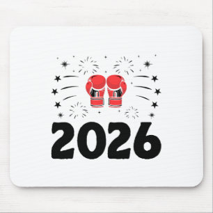 New Year 2026 Boxer Sports Strength Gym Athlete Bo Mouse Pad
