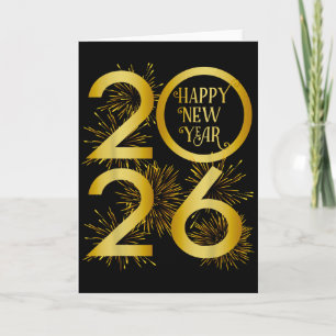 New Year 2026 Fireworks - Happy New Year 2026 Card