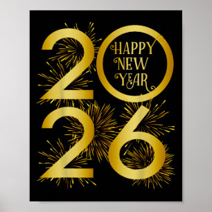 New Year 2026 Fireworks - Happy New Year 2026 Poster