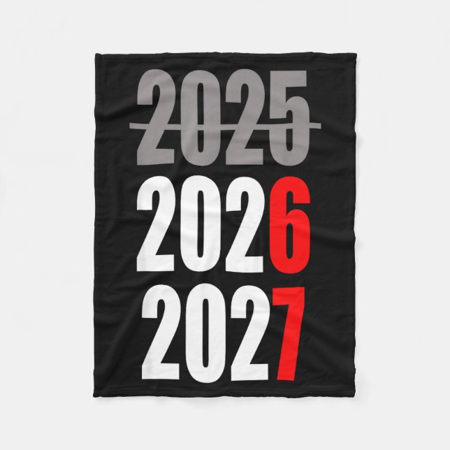 New Year 2026 Funny 67 New Year's Eve Party  Fleece Blanket (Front)