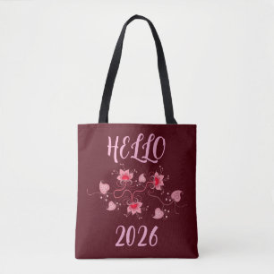 NEW YEAR 2026 GIFT FOR GIRLFRIEND, WIFE, HUSBAND TOTE BAG