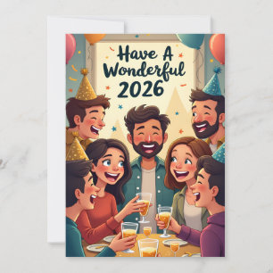 New Year 2026 Holiday Card