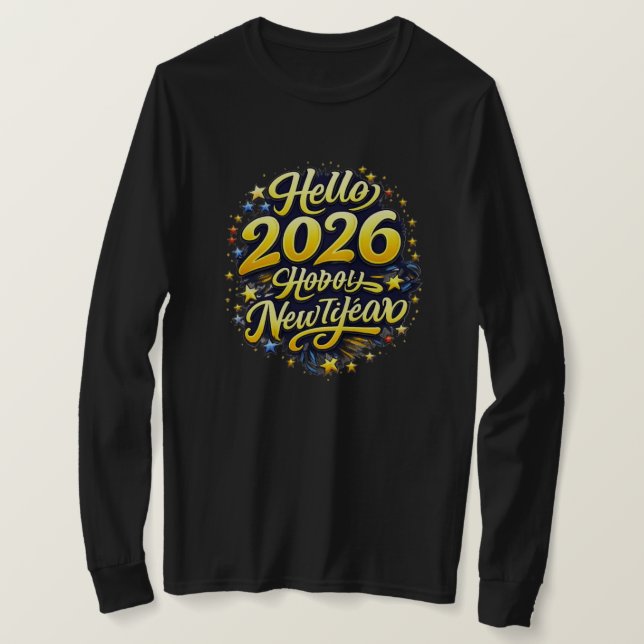 New Year 2026 T-Shirt (Design Front)