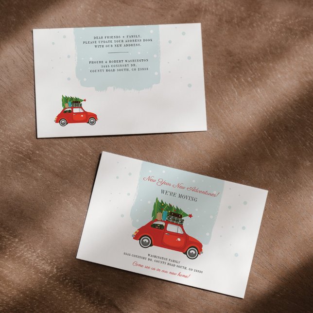 New Year Adventures Change of Address Moving Card (Creator Uploaded)