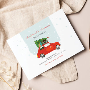 New Year Adventures We're Moving New Address Announcement Postcard