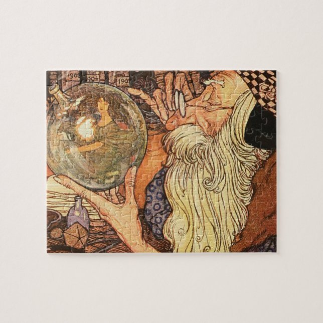 New Year Antique Father Time  Jigsaw Puzzle (Horizontal)