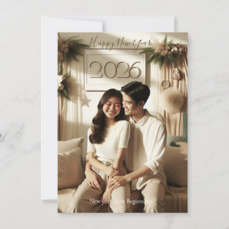 New Year Celebration Card | Couple Card
