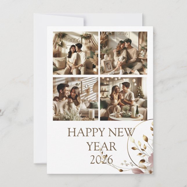 New Year Celebration Card | Couple Card (Front)