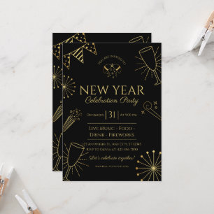 New Year Celebration Party Invitation