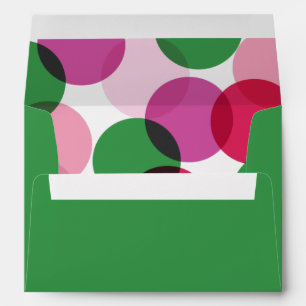 New Year Cheer Colourful Fun Confetti Dots Holiday Envelopes