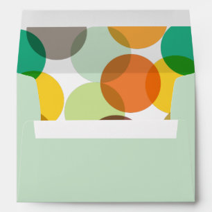 New Year Cheer Colourful Fun Confetti Dots Holiday Envelopes