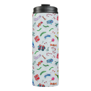 New year christmas winter thermal tumbler