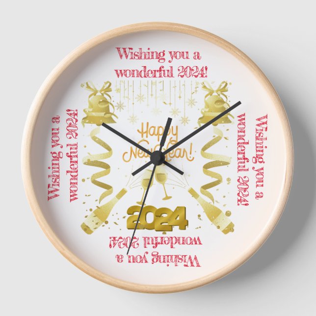 New year clock (Front)