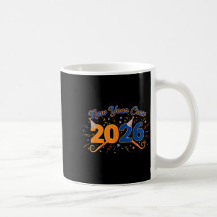 New Year Crew 2026 Fireworks Celebration  Coffee Mug