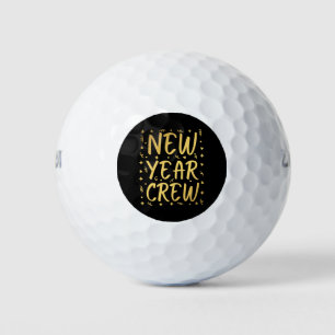 New Year Crew Golf Balls