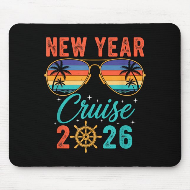 New Year Cruise 2026 Mouse Pad (Front)